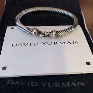 David Yurman Cable Buckle Bracelet with Gold